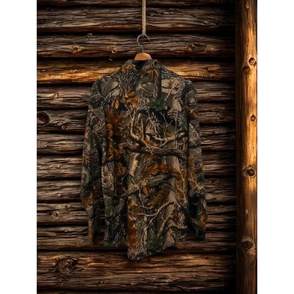 Cabela’s Seclusion 3D Camo Shirt Men’s M Reg VTG Deadstock NWT Hunting Outdoor - Picture 5 of 9